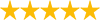 Five-star rating graphic icon.